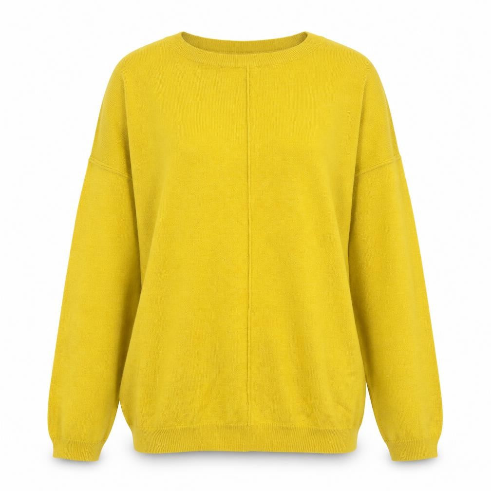 Womens UK Size S Marks and Spencer Yellow Pullover Jumper