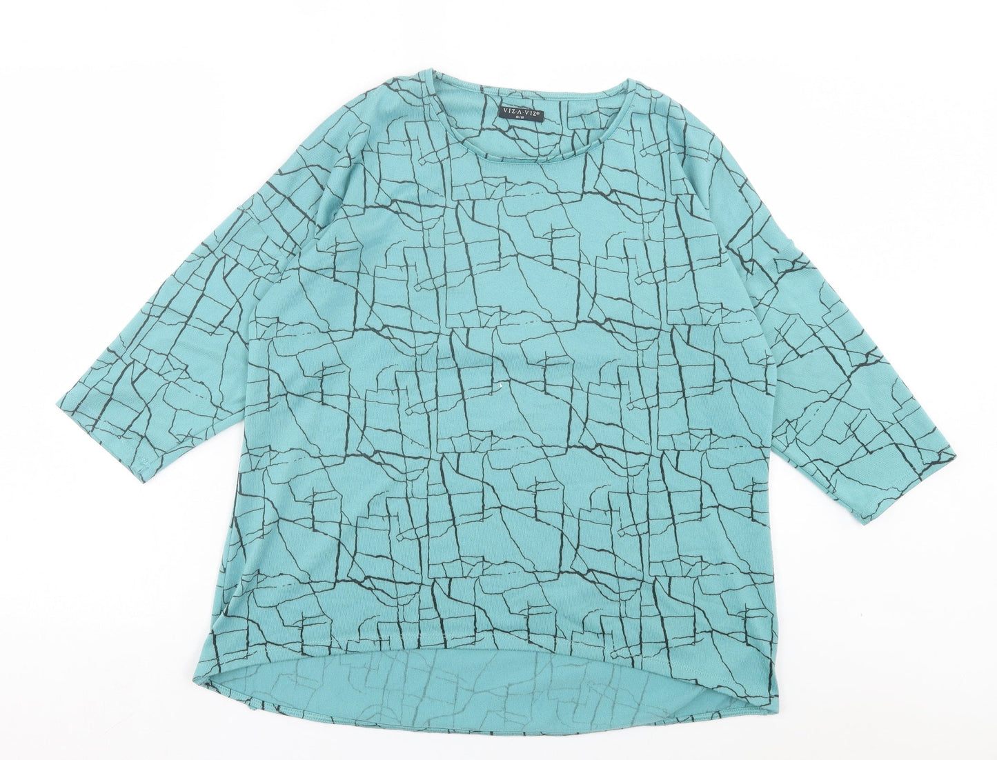 Womens UK Size 16 Viz A Viz Blue Pullover Jumper