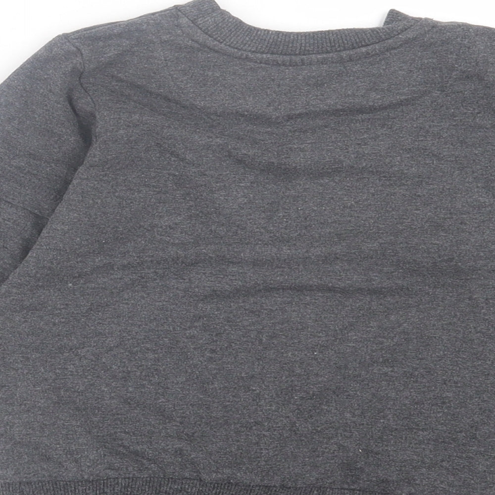 Very Boys Grey Cotton Pullover Sweatshirt Size 2-3 Years Pullover - No Way