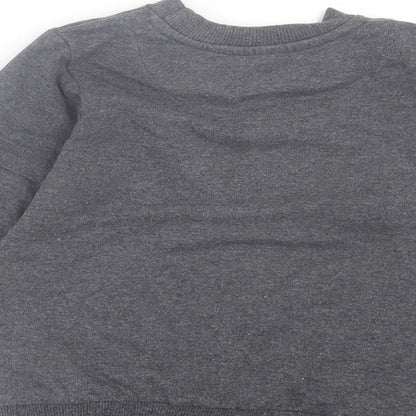Very Boys Grey Cotton Pullover Sweatshirt Size 2-3 Years Pullover - No Way