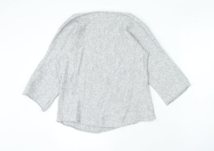 Womens UK Size S Isabella D Grey Pullover Jumper