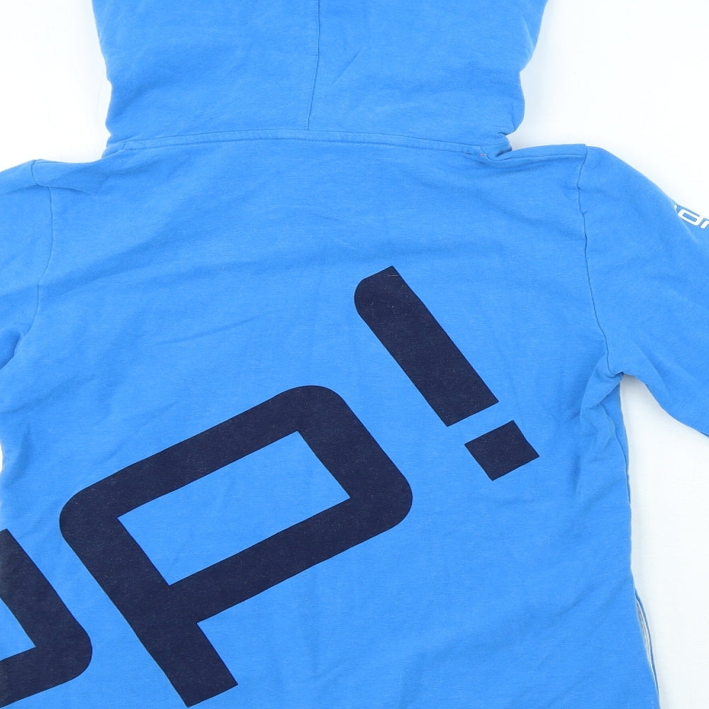 Up Boys Blue Cotton Pullover Hoodie Size XL