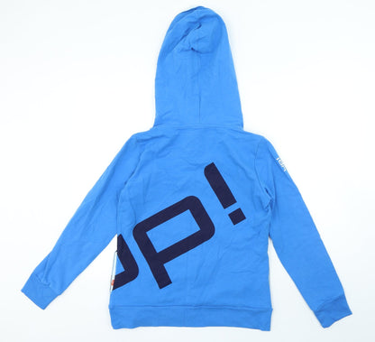 Up Boys Blue Cotton Pullover Hoodie Size XL