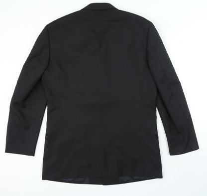 Taylor & Wright Mens Black Polyester Jacket Blazer Size 42