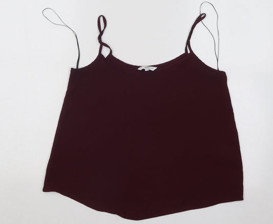 Womens UK Size 10 New Look Purple Basic Tank