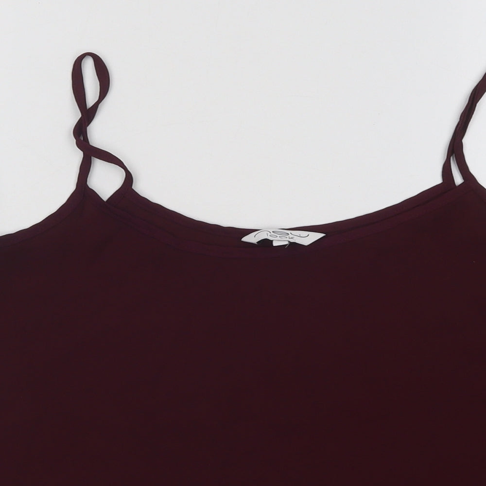 Womens UK Size 10 New Look Purple Basic Tank