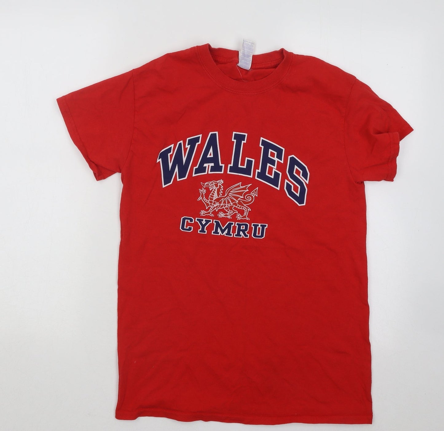 Mens UK Size S Gildan Red  T-Shirt