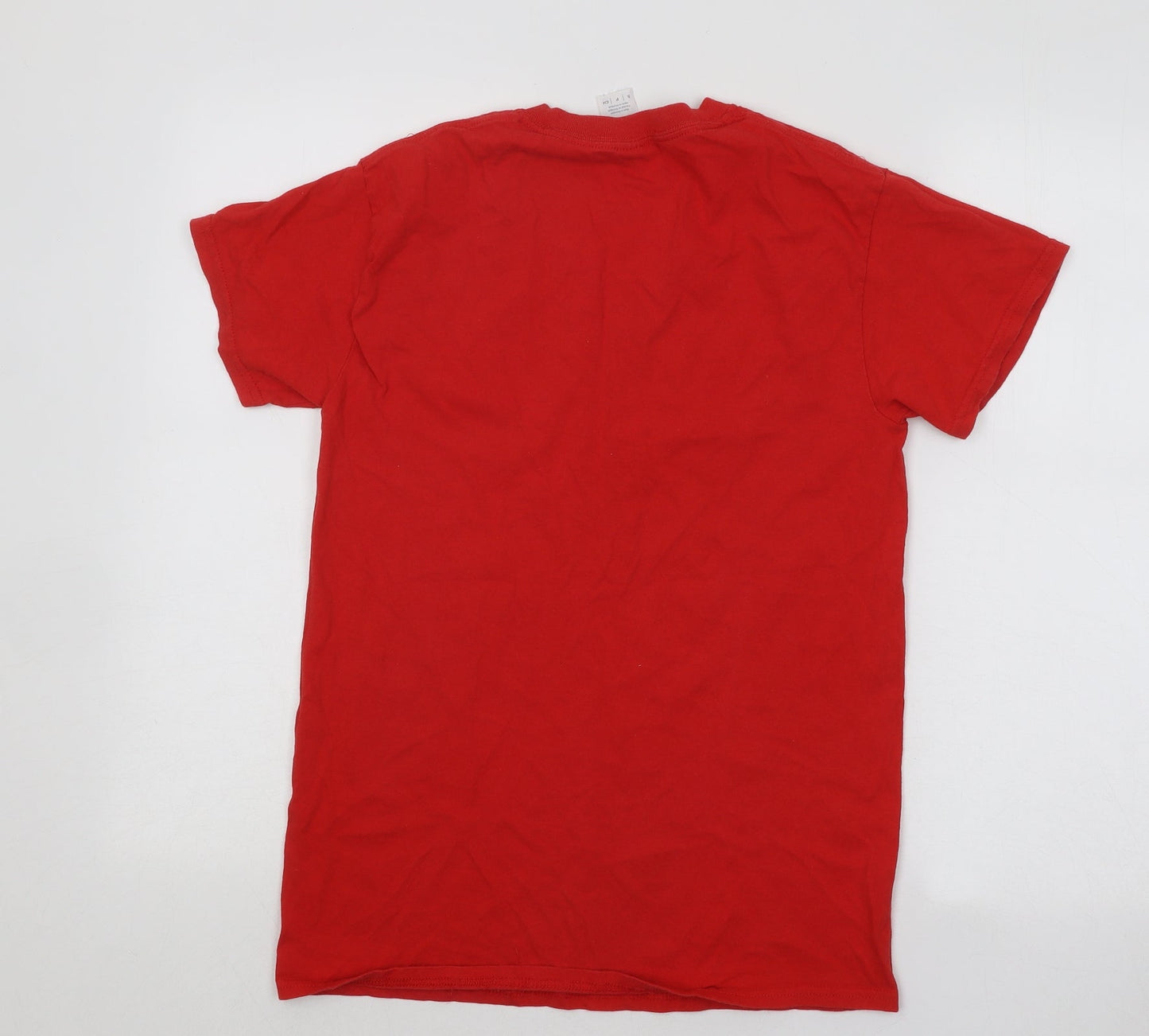 Mens UK Size S Gildan Red  T-Shirt