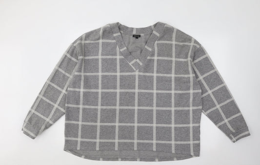 Womens UK Size 16 River Island Grey Pullover Jumper