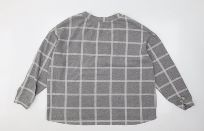 Womens UK Size 16 River Island Grey Pullover Jumper