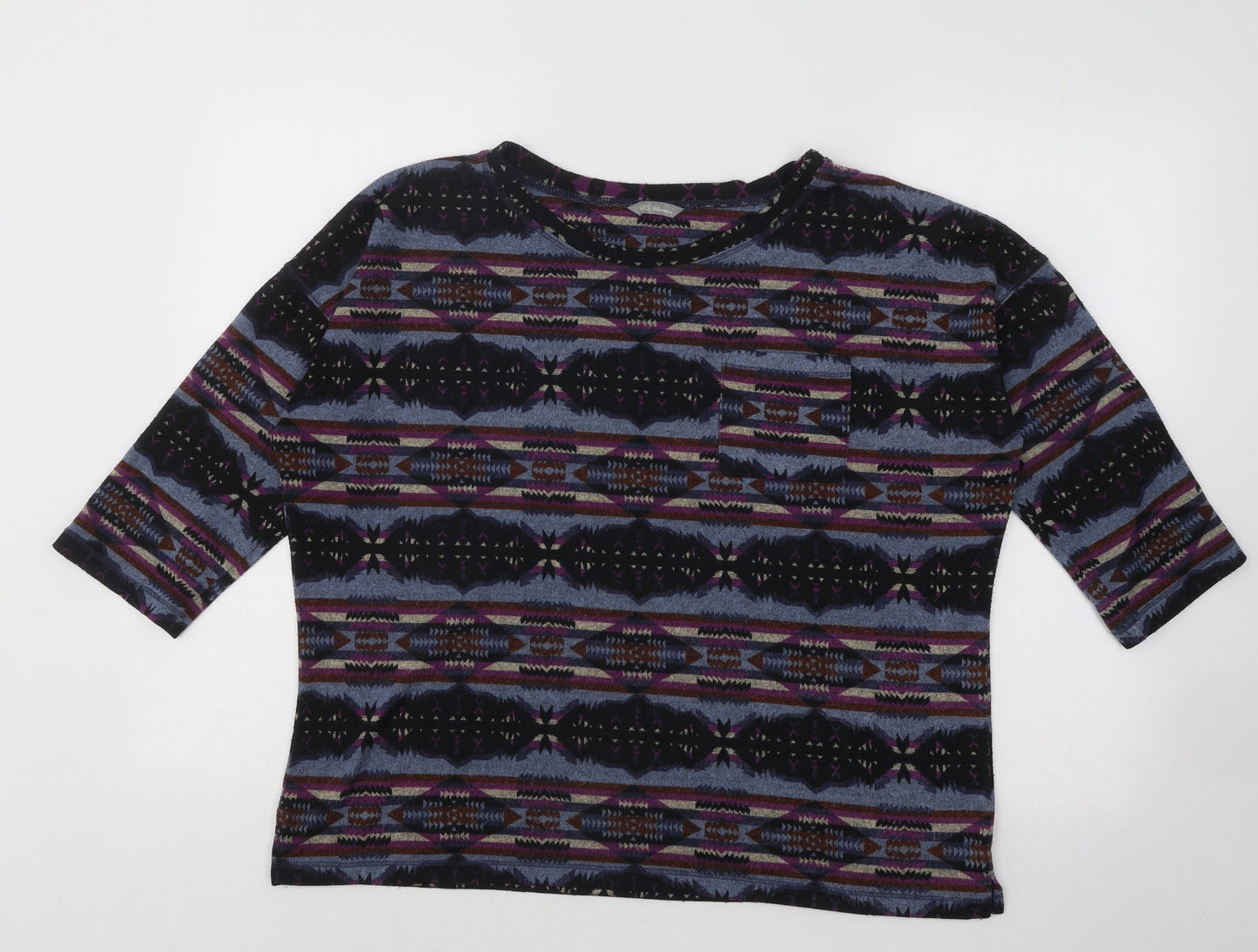 Womens UK Size XL Marks and Spencer Multicoloured Pullover Jumper