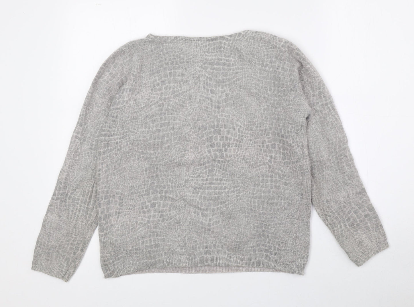 Womens UK Size 16 Marks and Spencer Grey Pullover Jumper