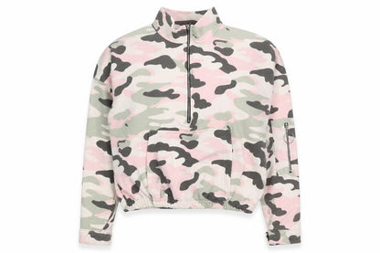 Womens UK Size L Select Multicoloured Full Zip Jumper
