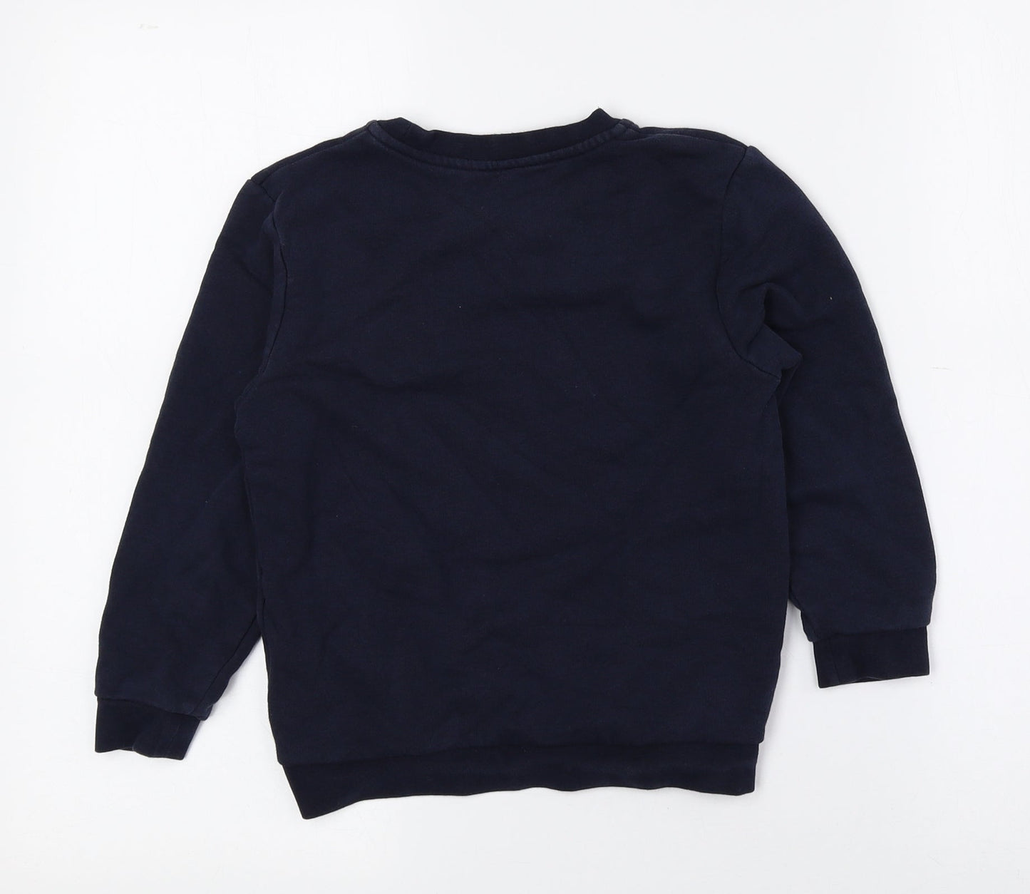 George Boys Blue Cotton Pullover Sweatshirt Size 5-6 Years