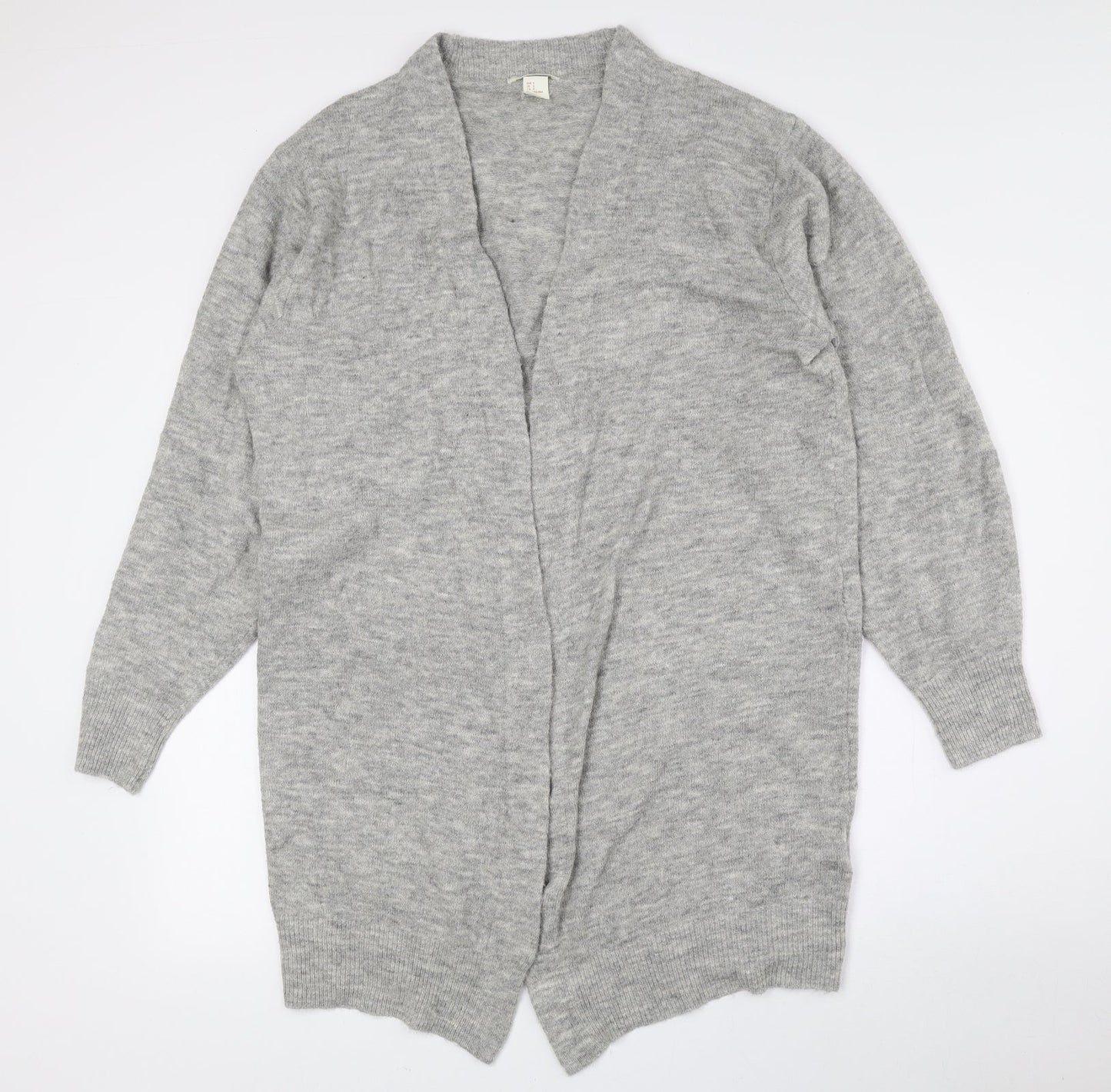 Womens UK Size S H&M Grey Cardigan Jumper