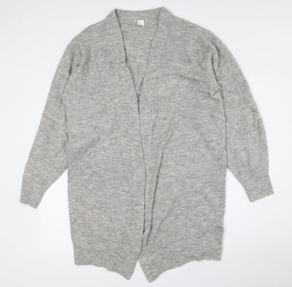 Womens UK Size S H&M Grey Cardigan Jumper