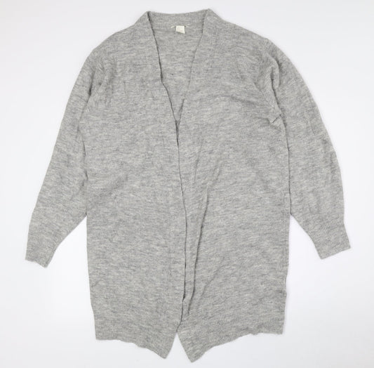 Womens UK Size S H&M Grey Cardigan Jumper