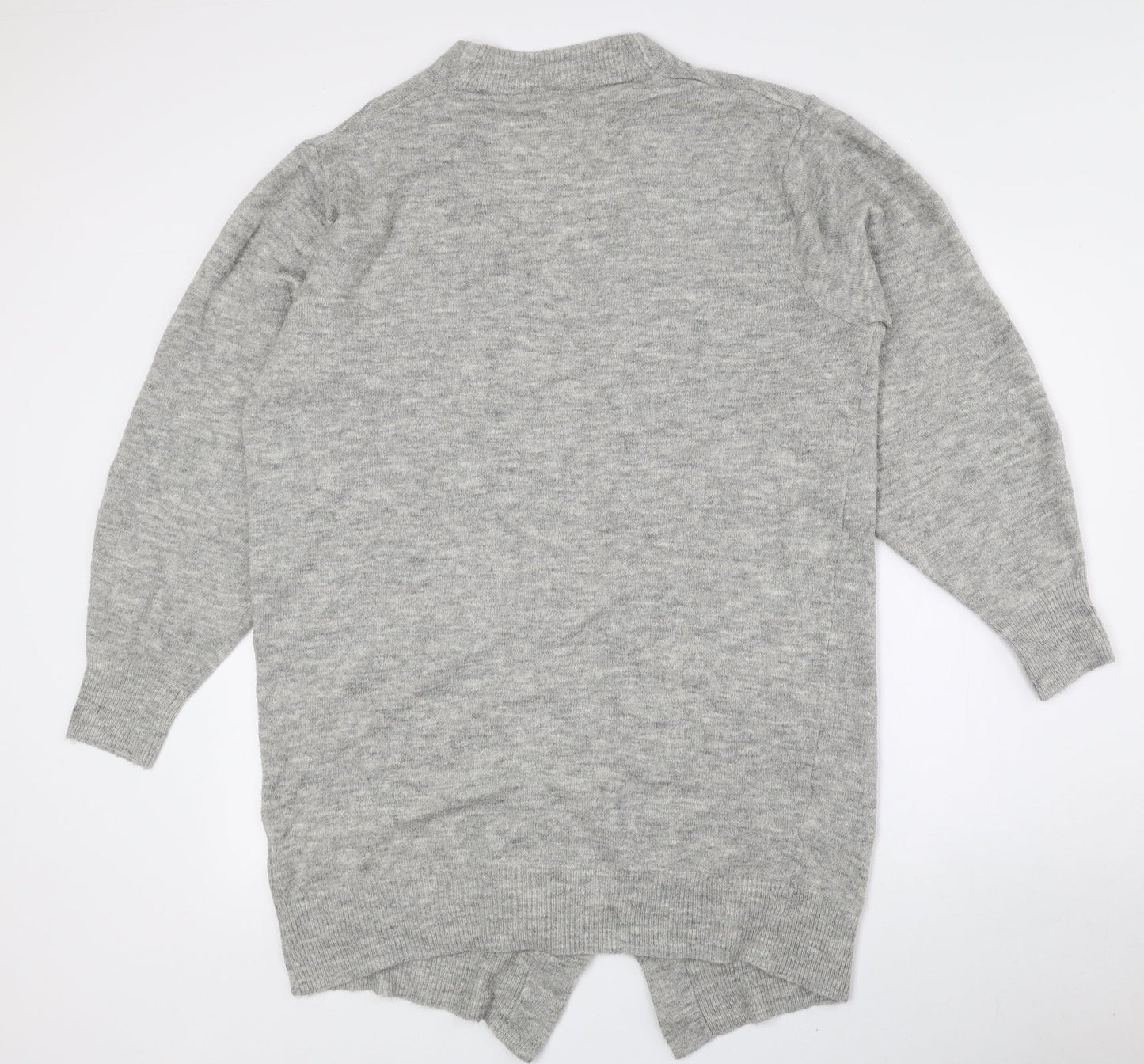 Womens UK Size S H&M Grey Cardigan Jumper