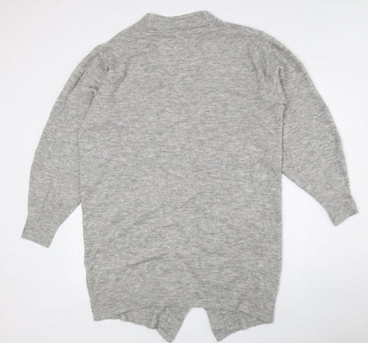 Womens UK Size S H&M Grey Cardigan Jumper