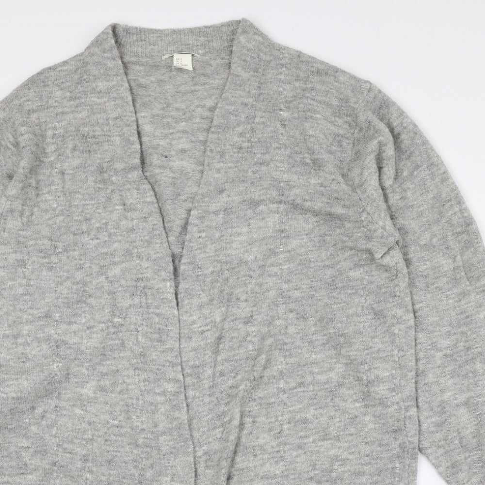 Womens UK Size S H&M Grey Cardigan Jumper