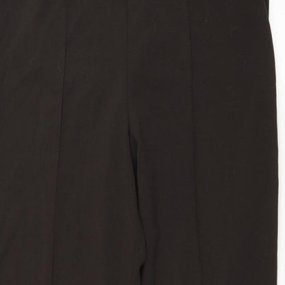 Autonomy Womens Brown Polyester Trousers Size 14 L27 in Regular Drawstring