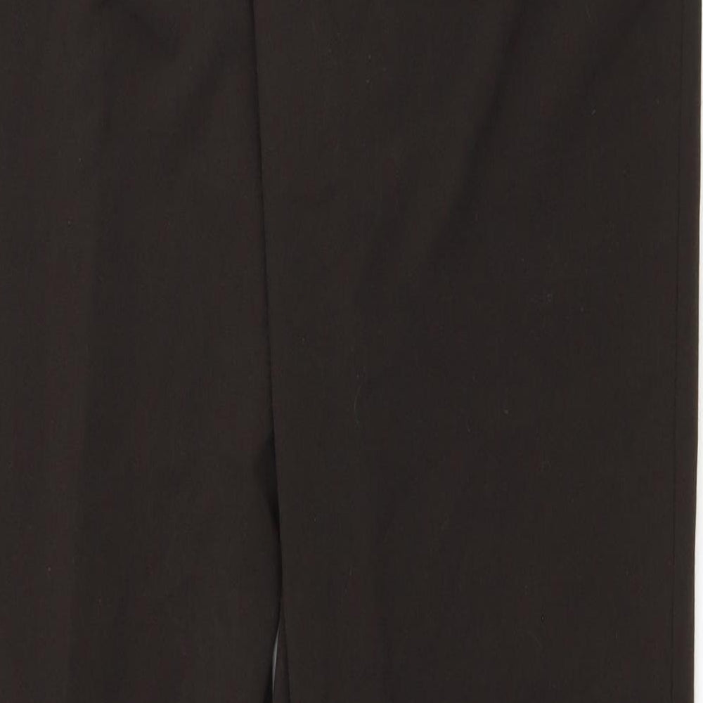 Autonomy Womens Brown Polyester Trousers Size 14 L27 in Regular Drawstring