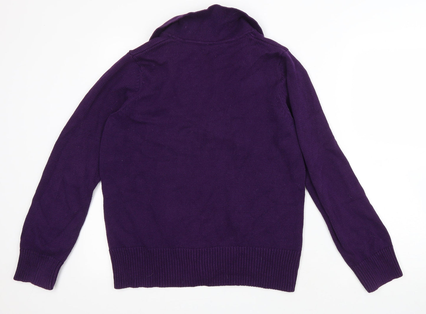 Womens UK Size 12 BHS Purple Cardigan Jumper