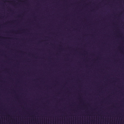 Womens UK Size 12 BHS Purple Cardigan Jumper