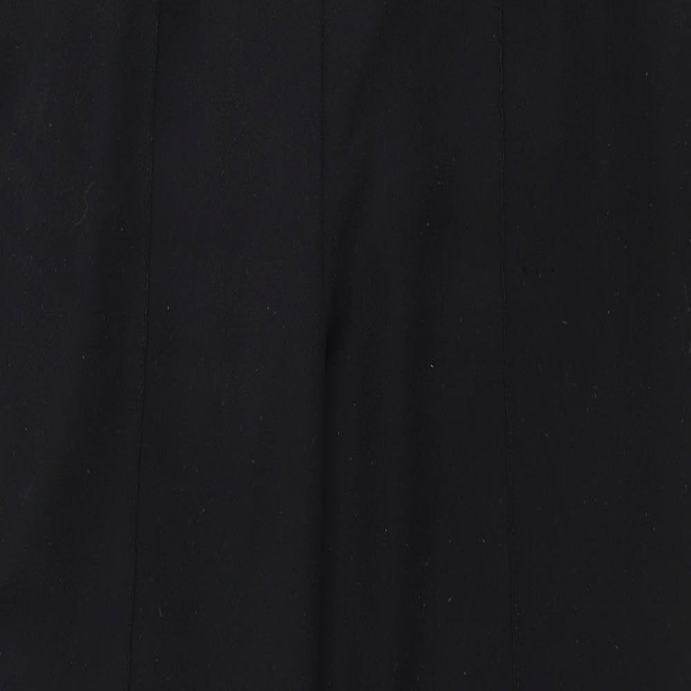 Womens UK Size 14 Papaya Regular Fit  Black Trousers