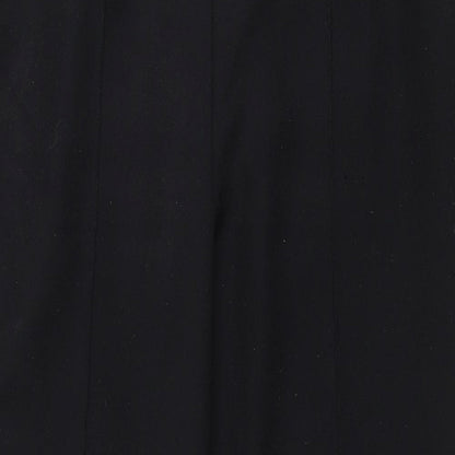 Womens UK Size 14 Papaya Regular Fit  Black Trousers