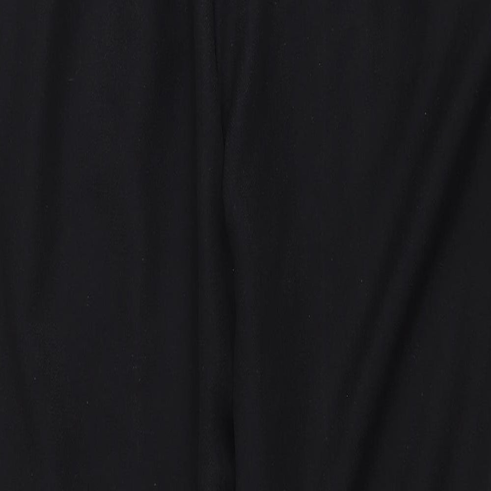 Womens UK Size 14 Papaya Regular Fit  Black Trousers