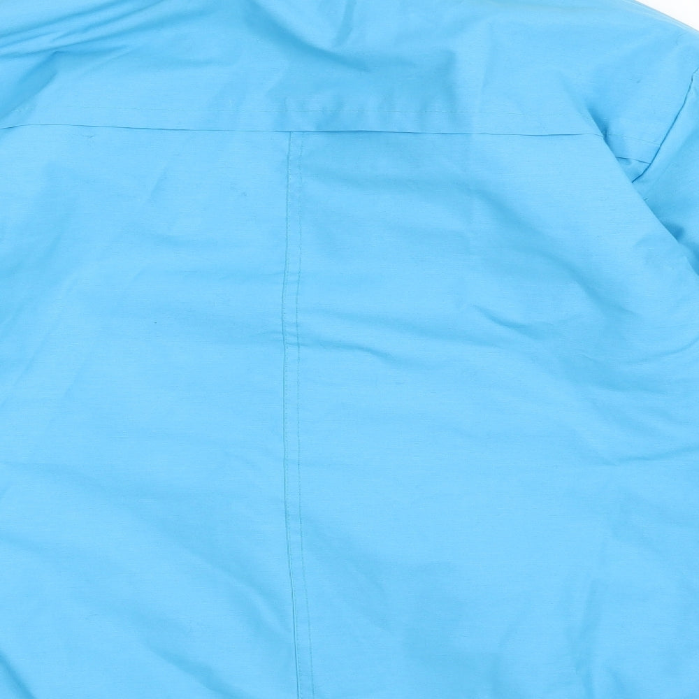 Womens UK Size 12 Preworn Blue Rain Coat