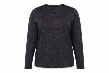 Womens UK Size 14 M&Co Black Pullover Jumper