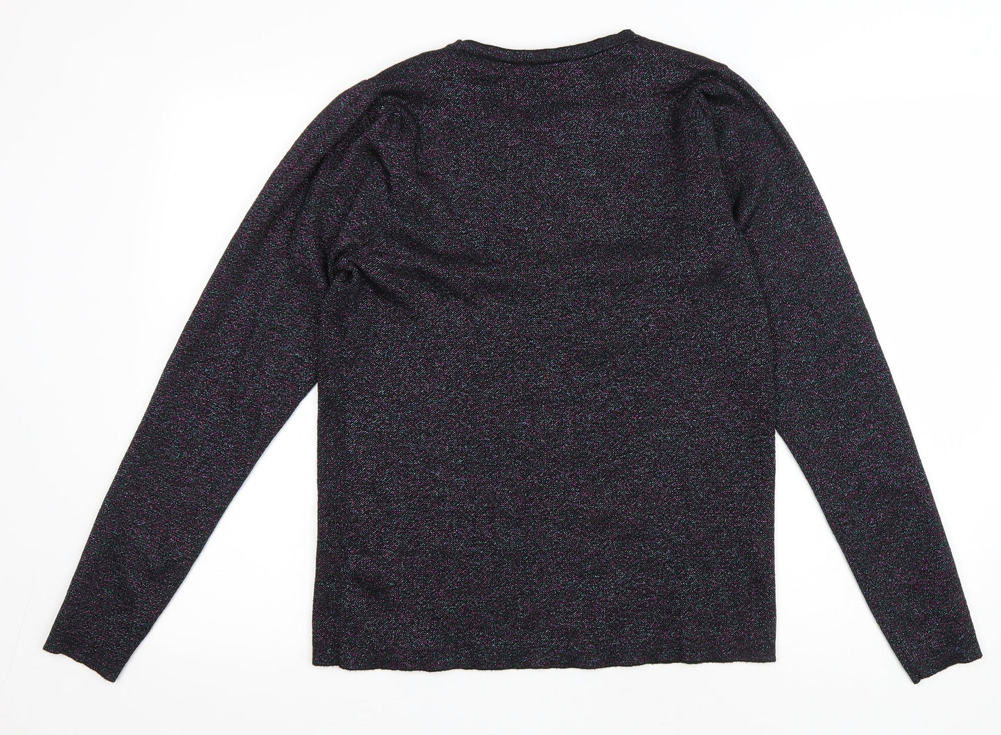 Womens UK Size 14 M&Co Black Pullover Jumper
