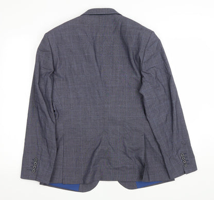 Mens UK Size 42 Burton Regular Grey Suit Jacket