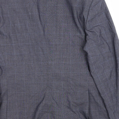 Mens UK Size 42 Burton Regular Grey Suit Jacket