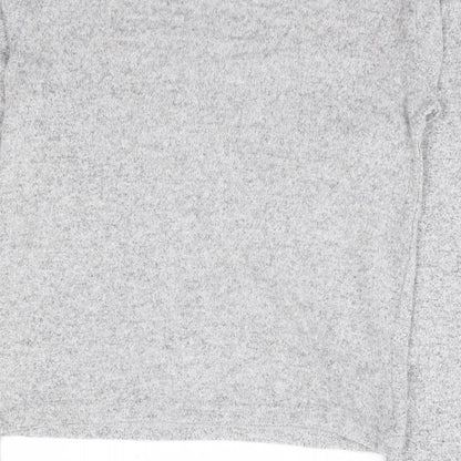 Primark Girls Grey Polyester Jersey T-Shirt Size 12-13 Years Round Neck Pullover - #teamsanta