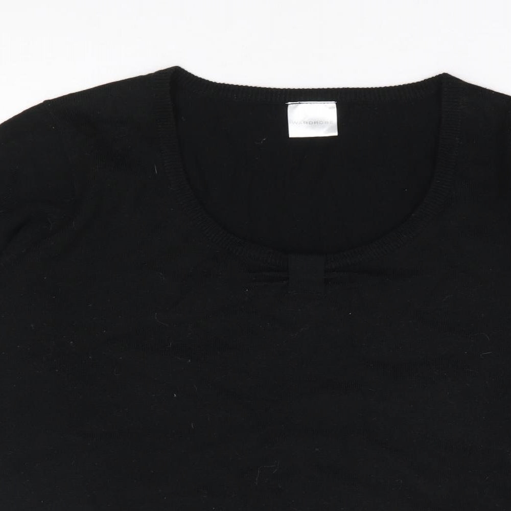 Womens UK Size 16 Wardrobe Black Pullover Jumper
