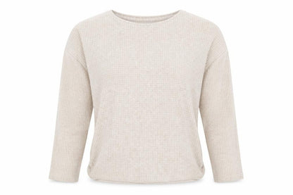 Womens UK Size M Papaya Beige Pullover Jumper