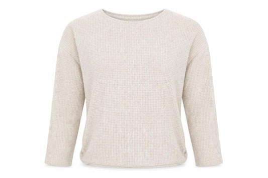 Womens UK Size M Papaya Beige Pullover Jumper