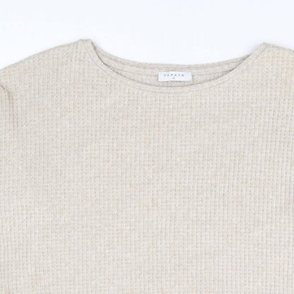 Womens UK Size M Papaya Beige Pullover Jumper