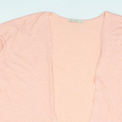 George Womens Orange Kimono Jacket Size 16 - Crochet Trim