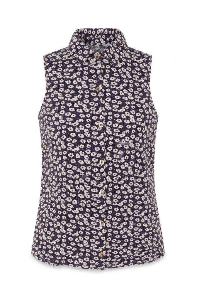 Womens UK Size 8 New Look Purple Basic Button-Up