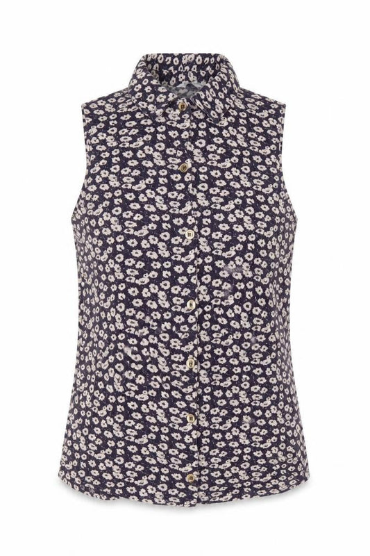 Womens UK Size 8 New Look Purple Basic Button-Up
