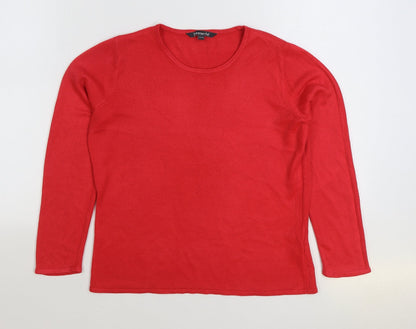 Womens UK Size 12 Bonmarché Red Pullover Jumper