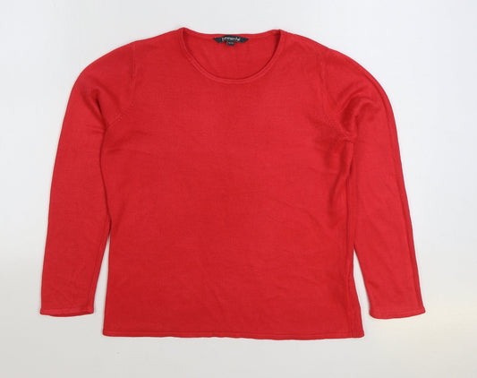 Womens UK Size 12 Bonmarché Red Pullover Jumper