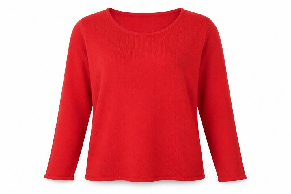 Womens UK Size 12 Bonmarché Red Pullover Jumper