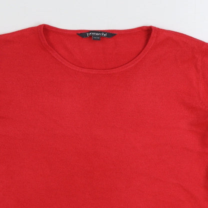 Womens UK Size 12 Bonmarché Red Pullover Jumper