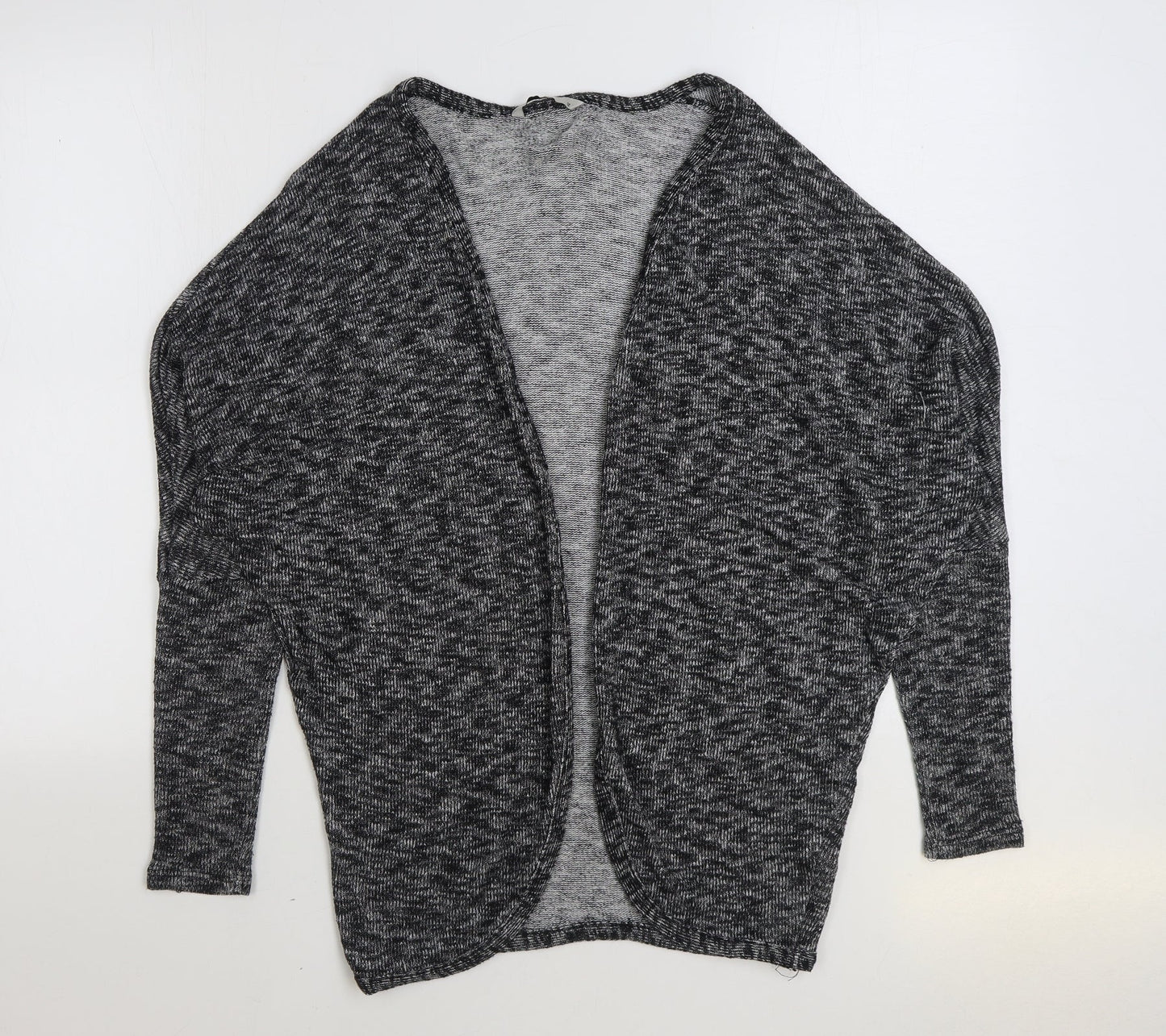 TU Womens Grey V-Neck Viscose Cardigan Jumper Size 12