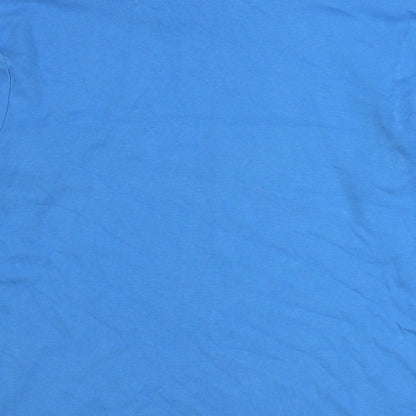 Crane Snow Womens Blue Cotton Pullover Sweatshirt Size M Pullover